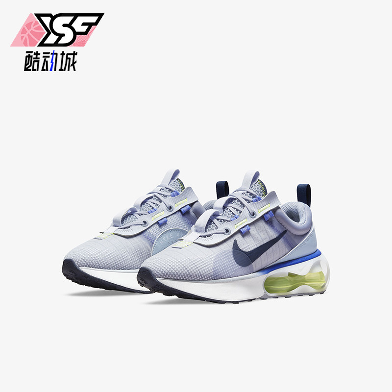 Nike/耐克正品AirMax空新款女白蓝色低帮经典透气篮球鞋DA319-02