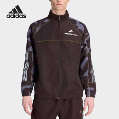 Adidas/阿迪达斯正品2026男女立领运动宽松夹克外套KQ8354