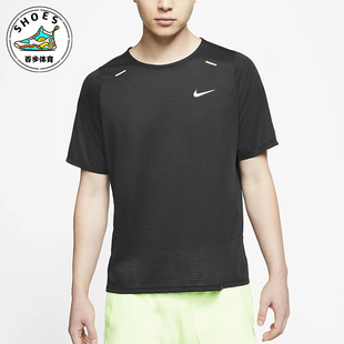 男士 新款 跑步运动圆领透气经典 短袖 010 Nike T恤CJ5421 耐克正品