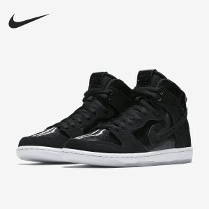 Nike/耐克正品运动防滑新款男士高帮休闲轻便耐磨板鞋854851-001