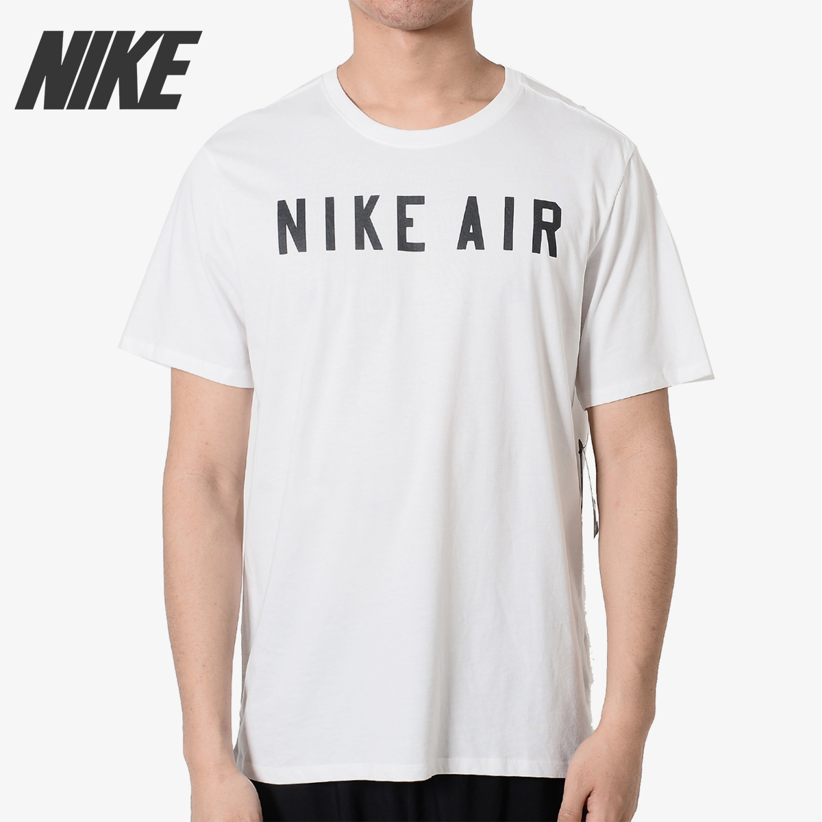 男子印花圆领运动透气休闲短袖