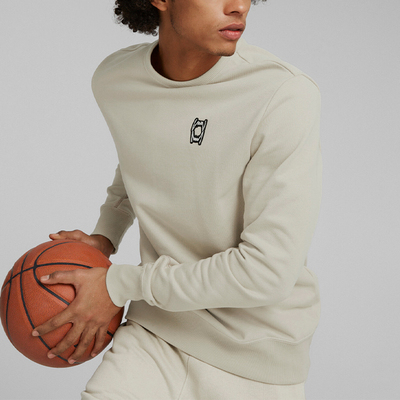 Puma/彪马正品PIVOT CREW男士休闲圆领卫衣套头衫533249-13