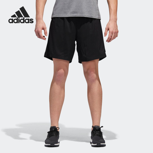 Adidas/阿迪达斯 Climacool 男子透气弹力跑步运动短裤CF6255