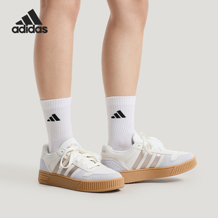 Adidas/阿迪达斯正品2026春季款男女运动低帮系带耐磨板鞋KH8221