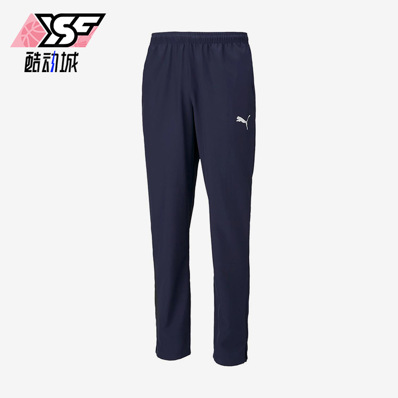 Puma/彪马正品2025男士轻盈复古梭织经典运动足球长裤657327-06