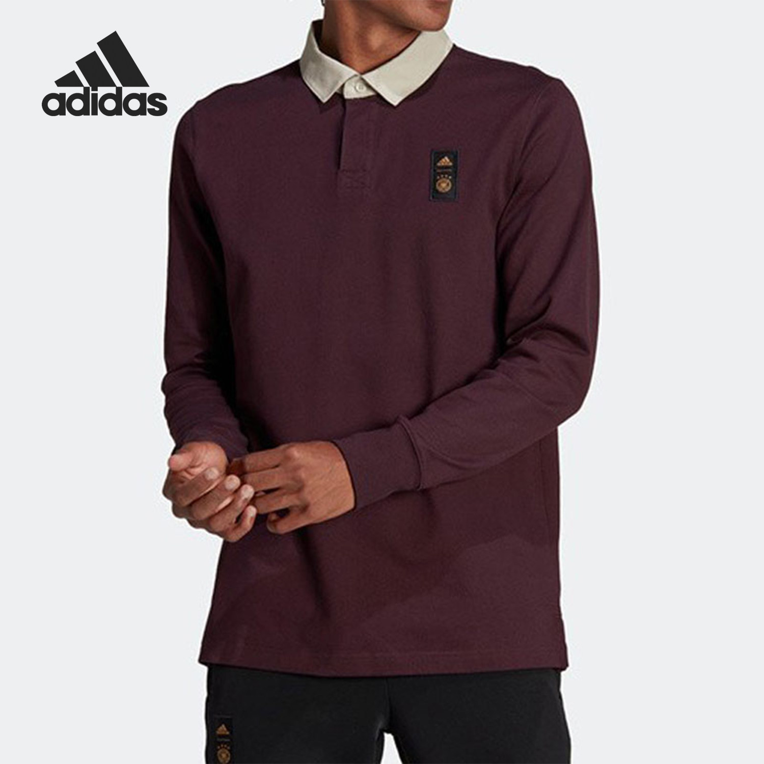 Adidas/阿迪达斯正品DFB LS LS男士翻领透气长袖POLO衫HC1274,运动服/休闲服装,运动POLO衫,淘宝优惠券,粉丝福利购,淘宝优惠卷