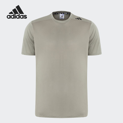 Adidas/阿迪达斯正品新款男士轻盈透气简约休闲短袖T恤IB9091