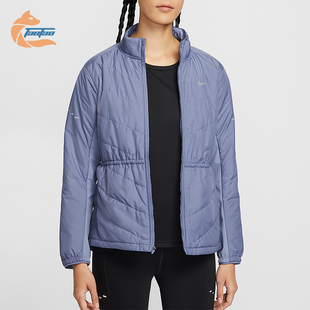 女士拼接立领跑步运动反光保暖棉服HV2745 冬季 499 耐克正品 Nike