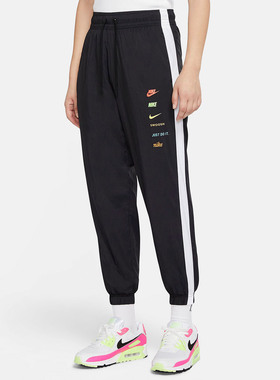 NIKE/耐克正品 PORTSWEAR SWOOSH 女子运动休闲梭织长裤 DA0982