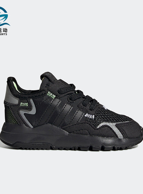 Adidas/阿迪达斯正品三叶草婴童透气运动耐磨跑步鞋EE6492