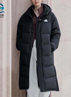 Adidas/阿迪达斯正品V LONG DOWN UG男女长款保暖羽绒服KF6741
