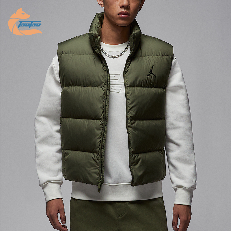 Nike/耐克正品JORDAN男士休闲立领保暖宽松羽绒马甲IF4262-222