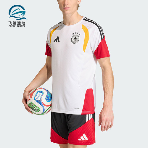 Adidas/阿迪达斯正品2026年男士修身圆领经典运动短袖T恤KB4440