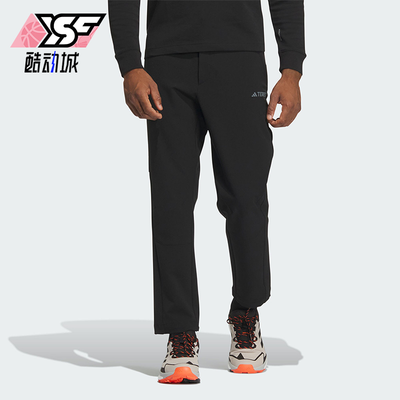 阿迪达斯男士户外梭织长裤