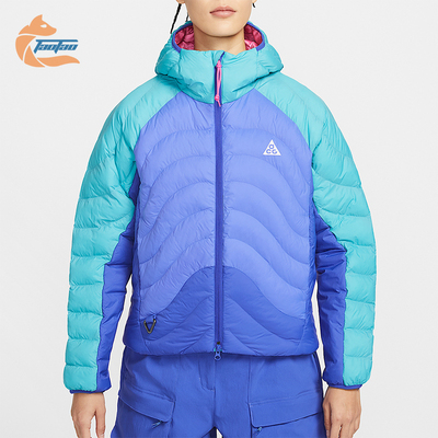 Nike/耐克正品2026春季款女士日常连帽拼接保暖棉服HM9964-345