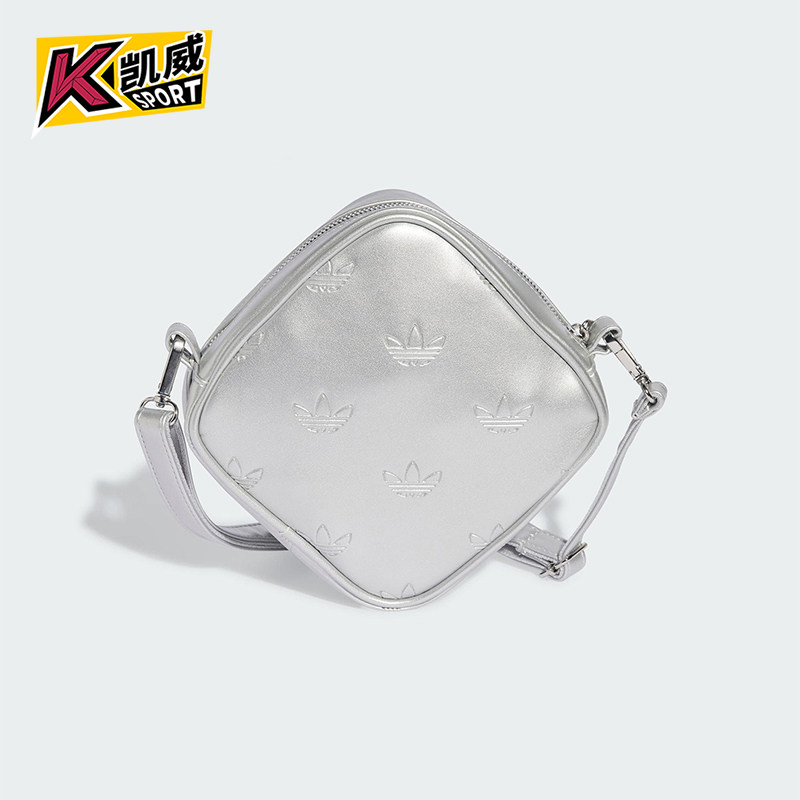Adidas/阿迪达斯正品三叶草男女经典时尚钻石形单肩斜挎包JW0051