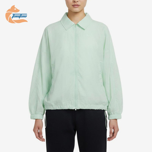 Nike/耐克正品女士翻领拉链休闲运动长袖夹克外套IO1521-391