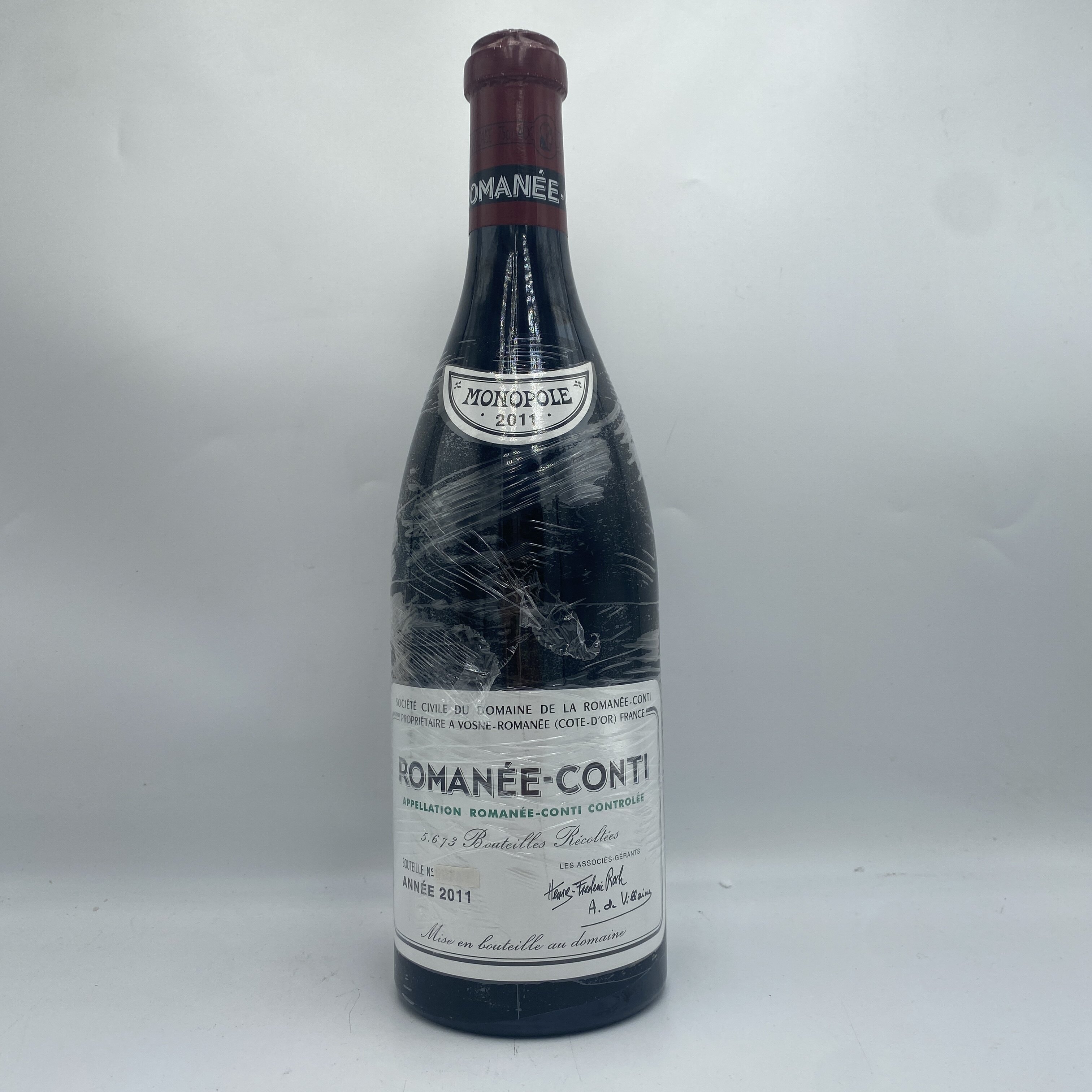 罗曼尼.康帝红酒 2011年romanee-conti 特级园干红葡萄酒 勃艮第