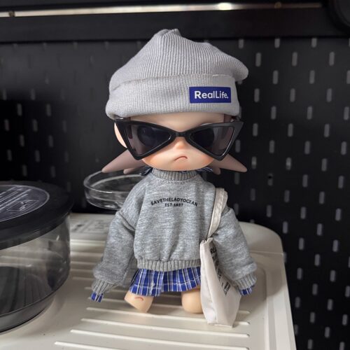zsiga向往之处娃衣BJD1/8分可动人偶嘎子姐秋装卫衣墨镜服装套装