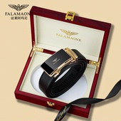 腰带自动扣腰带真皮裤 正品 带潮 2025新款 裤 法莱阿玛尼男士 皮带男款