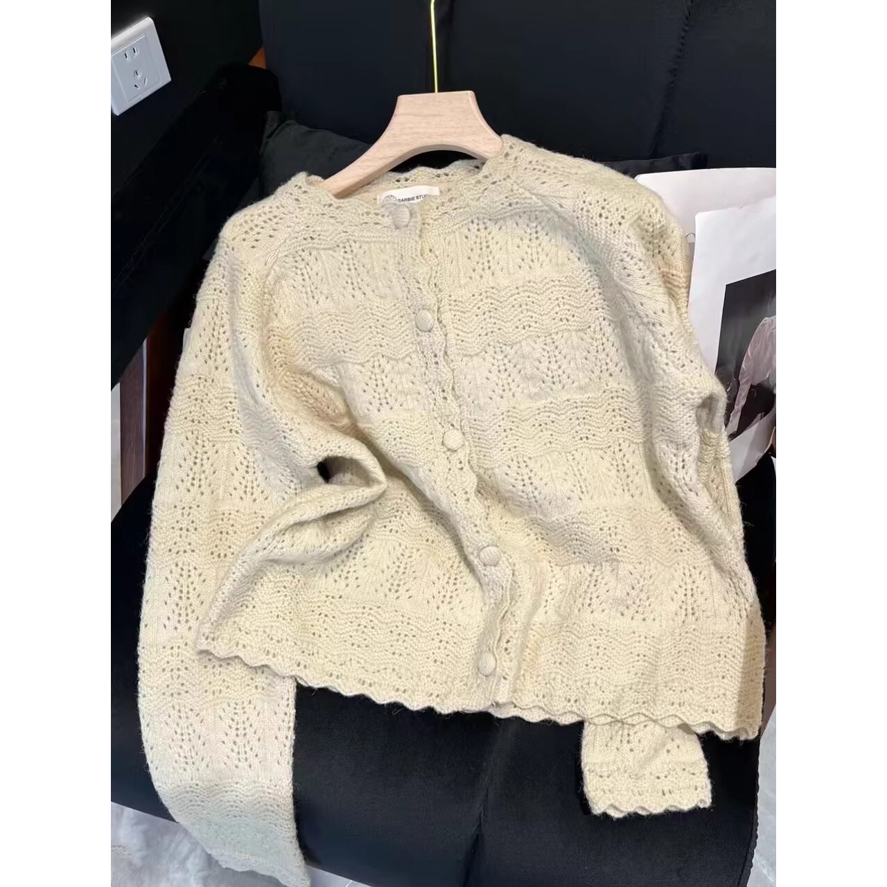 高级感超好看毛衣针织开衫女早秋季2025新款超火减龄显瘦外套上衣