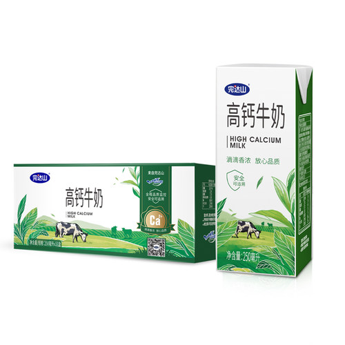 完达山高钙牛奶250ml完达山高钙