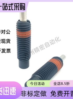 ZAW01粗牙平头轻载型弹簧柱塞 PJLF5/6/8/10/12-3/5/10分度弹性销