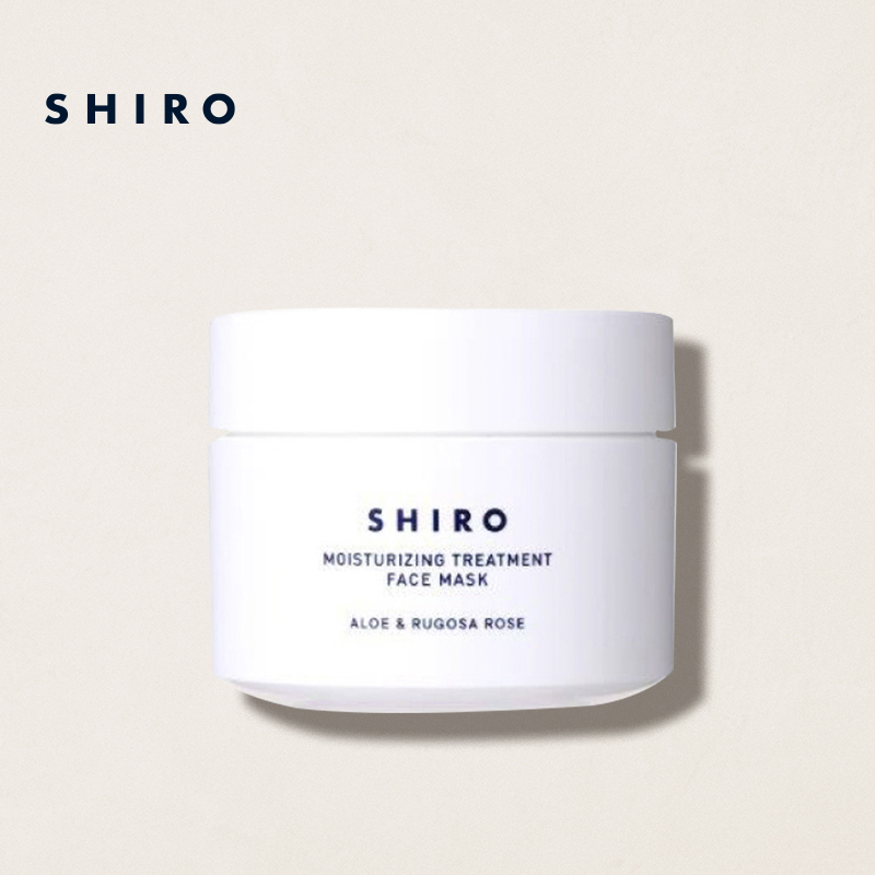 SHIRO芦荟玫瑰面膜120g原装进口涂抹面膜保湿滋润舒缓肌肤