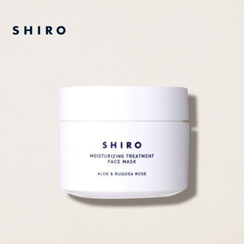 SHIRO芦荟玫瑰面膜120g原装进口涂抹面膜保湿滋润舒缓肌肤