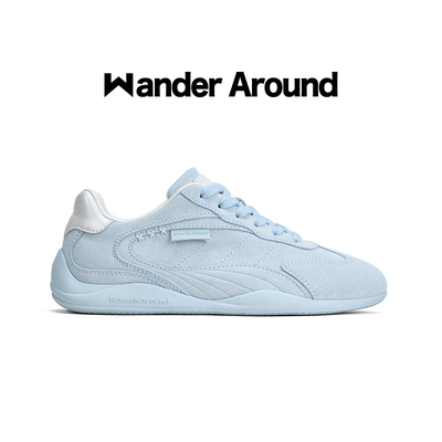 Wander around2026春款「速训系列」厚底增高休闲复古德训鞋女