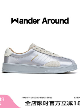 Wander around2026春款「巡光系列」厚底增高休闲复古德训鞋女