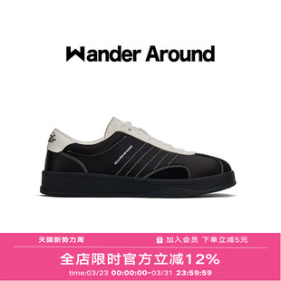 Wander around2026春款「巡光系列」厚底增高休闲复古德训鞋女