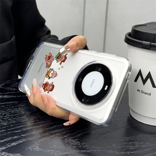 p套 透明mete40por高级感m50小众外30全包epro防摔40e保护 宝禾格适用华为mate60手机壳财神爷mata60pro 新款