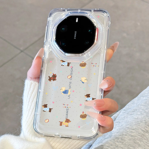 适用华为mate80rs小狗波点手机壳