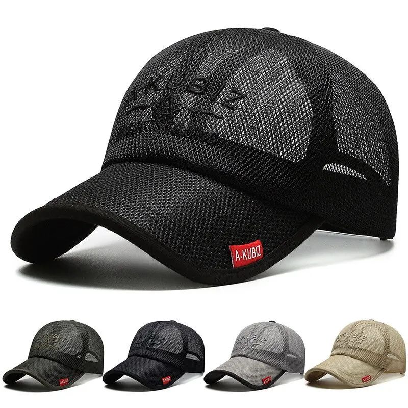 Summer Hats For Men And Women Mesh Baseball Caps Fashion Emb