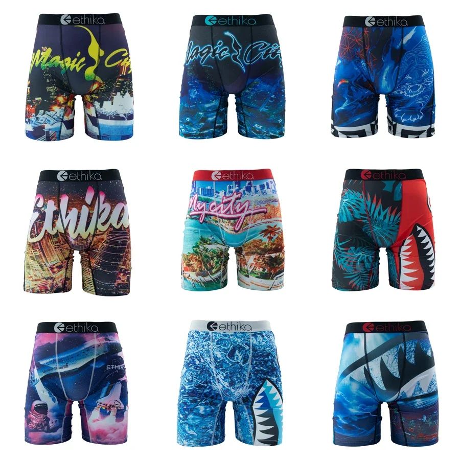 ETHIKA 1Pcs Men Underwear Sexy Boxershorts Breathable Mens T