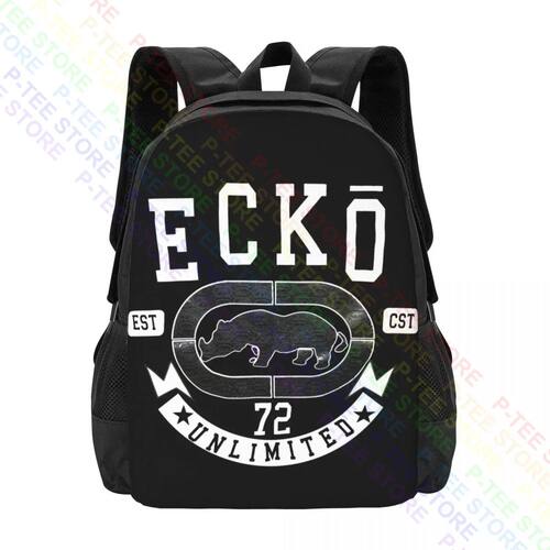 Ecko_Unltd Red Hip Hop 1972 RhinoBackpack Large Capacity Tra