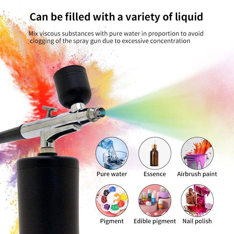 Nano Oxygen Injector Multi-Function Household Spray Airbrush