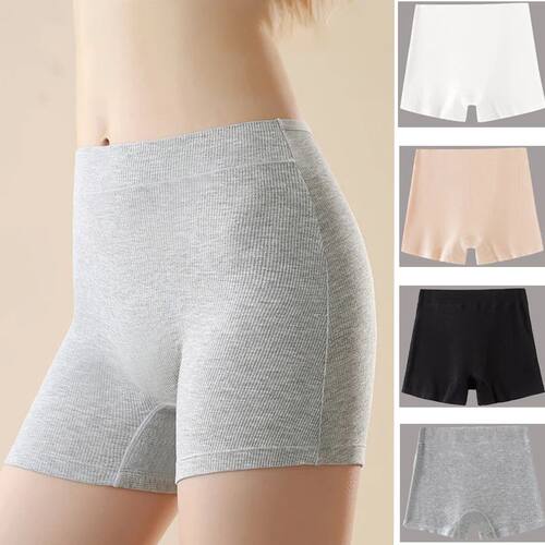 1pcs Modal Women's Safety Pants Underwear Ice Silk High Wais