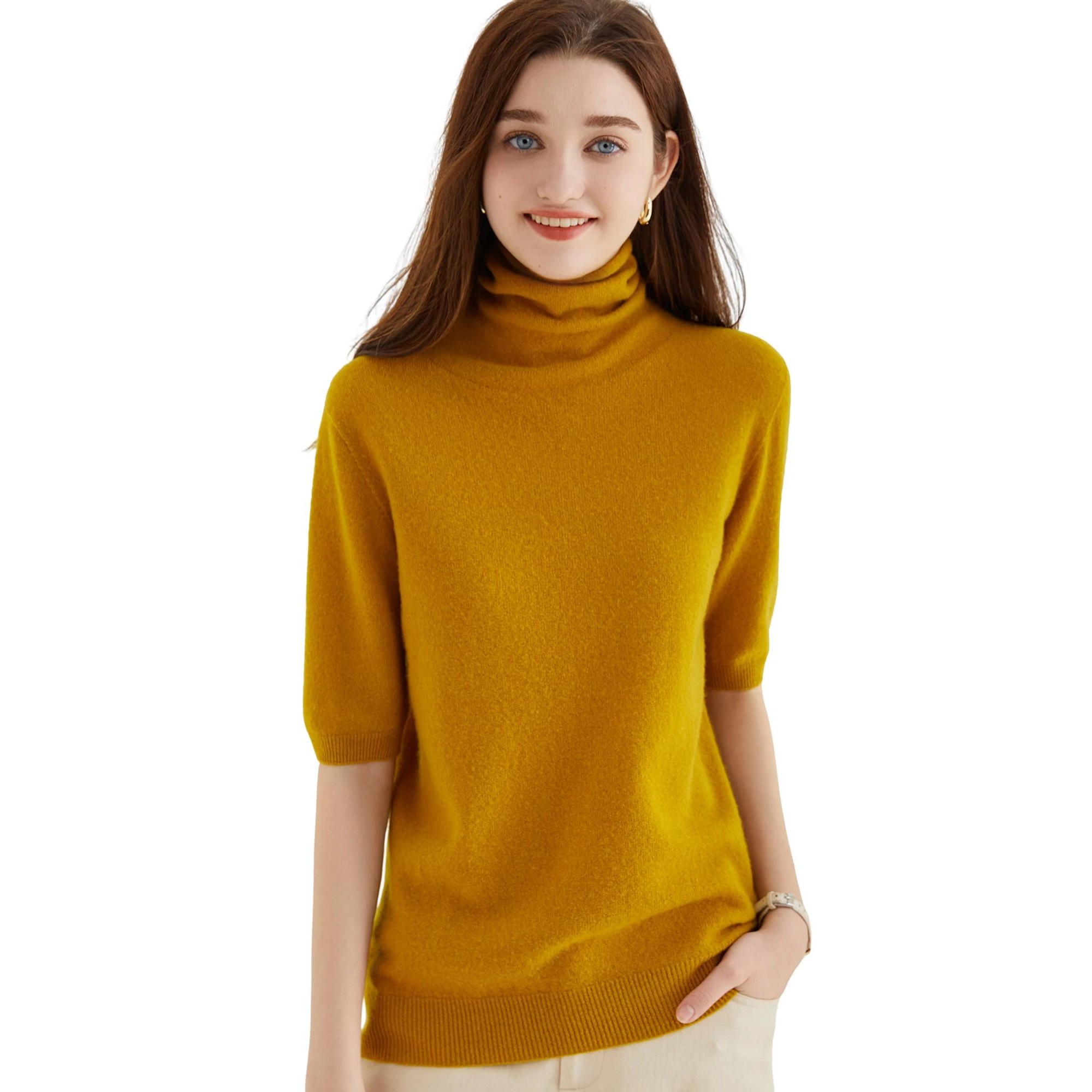 Women's Knit Tops Short Sleeve Fashion Women Sweaters New 10