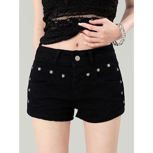 Y2K Denim Shorts Women Skinny Popular Streetwear Daily Perso