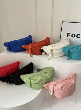 Half Moon Women's Chest Bag New Oxford Cloth Large Capacity