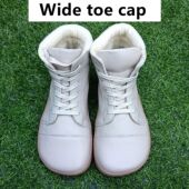 Genuine For leatherBoots Wool Barefoot Inside With Linning