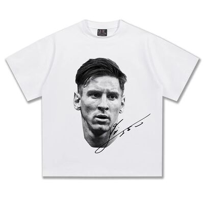 2025 Men's Short Sleeve Messi Messi American Football Head V