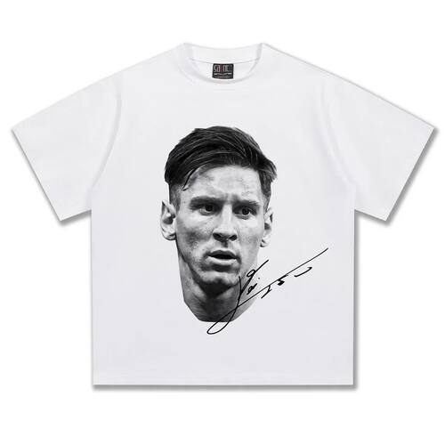 2025 Men's Short Sleeve Messi Messi American Football Head V