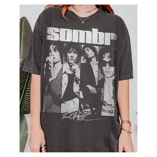 Limited Comfort Colors Sombr T-Shirt Sombr World Tour Music