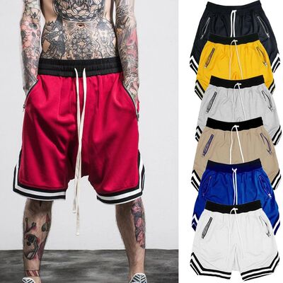Men's Sports Basketball Shorts Mesh Quick Dry Gym Shorts for