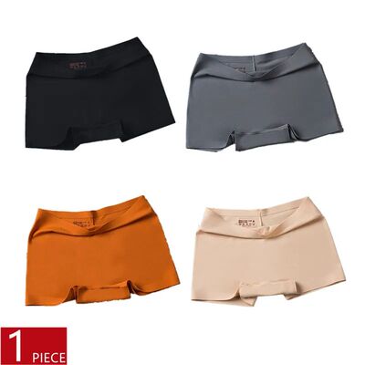M-XL Ultra Thin Women Boyshort Seamless Ice Silk Boxers Ladi