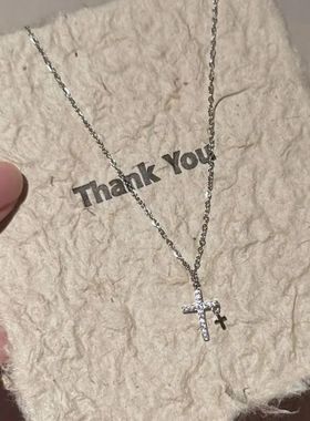Fashion Simple Stainless Steel Cross Necklaces for Women Lux