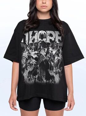 Vintage Jhope Kpop Music T-shirt Gift for Woman and Man Over